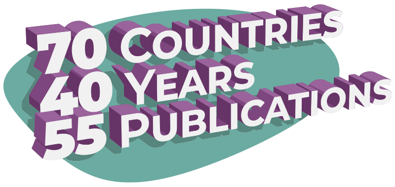 70 years. 40 countries. 55 publications.